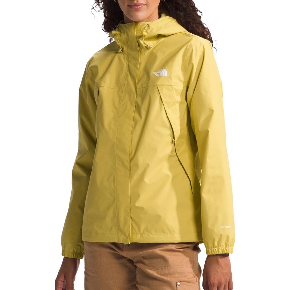 The North Face women’s Antora Parka jacket in Yellow xs